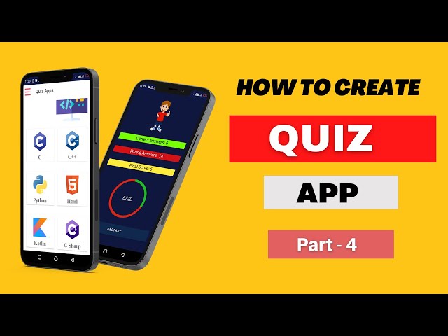 Create Quiz App in Android Studio | Quiz Application Using java | Online Quiz Application |Part -4