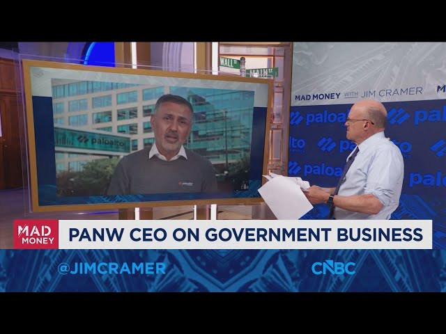 Palo Alto Networks CEO Nikesh Arora goes one-on-one with Jim Cramer