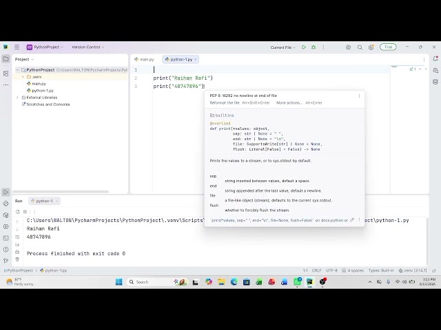 Python Programming for Beginners in Bangla - Class 3 : Backslash characters and Comment 