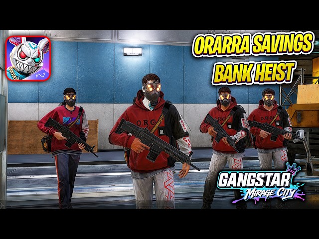 Gangstar Mirage City - ORARRA SAVINGS BANK HEIST! 💰🔥 Co-Op Gameplay (Android / iOS)