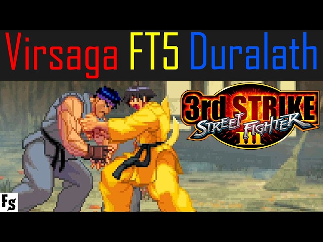 Street Fighter III: Third Strike - Virsaga [Ryu] vs Duralath [Makoto/Alex] (Fightcade FT5)