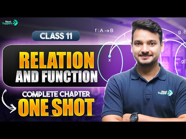 Relations and Functions Class 11 One Shot | NCERT 11th Maths Chapter-2 | CBSE 2026-27 Exam
