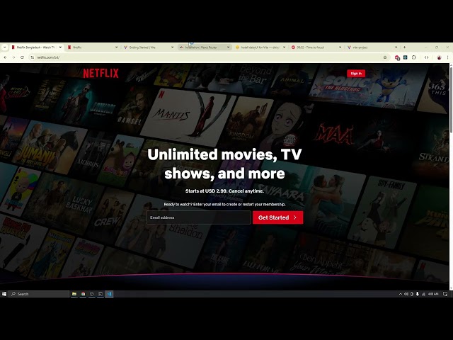 Netflix Clone Using React JS | Firebase | Tailwind CSS | TMDB API (Full Project Tutorial)- (Part -1)