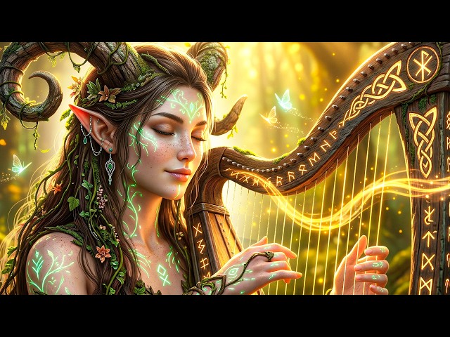Celtic Music for Inner Peace🌿Enchanted Forest Will Calm Your Mind, Relieve Stress and Heal Your Soul