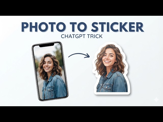 ChatGPT Sticker Command REVEALED: Create Custom Photo Stickers Easily