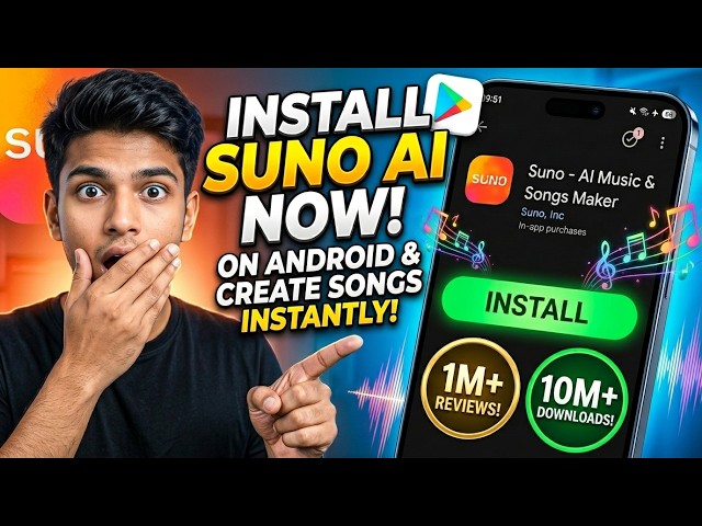 Install Suno AI on Android Phone Easily | Complete Beginner Tutorial