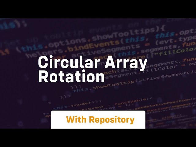 circular array rotation