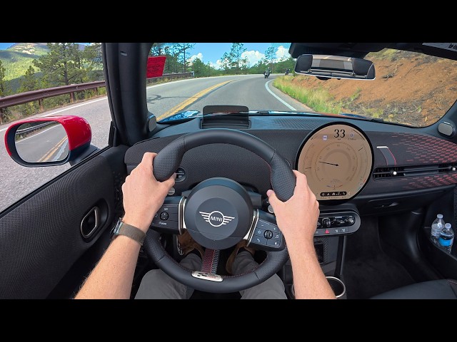 2027 Mini JCW Convertible - POV Pikes Peak Drive (Binaural Audio)