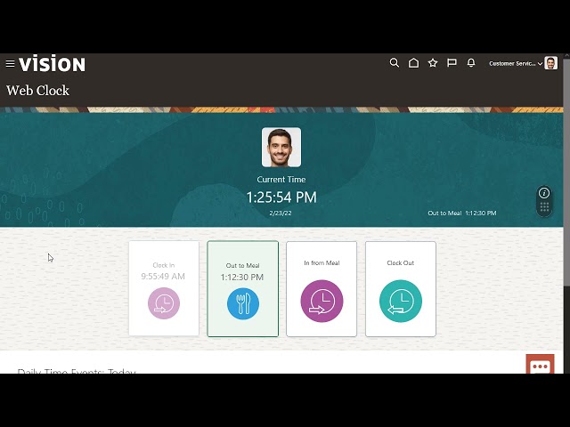 Time and Labor | How do I enter time with the Web Clock?