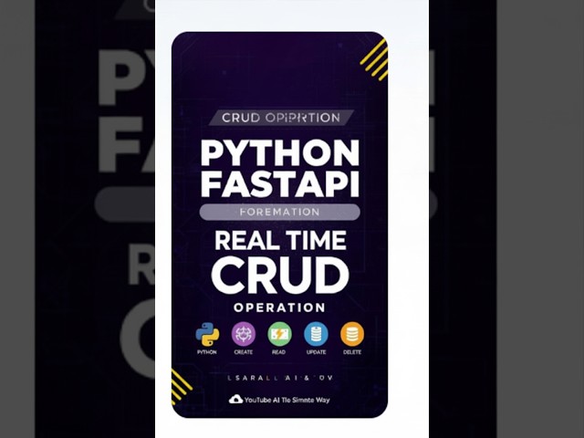 Python FastAPI Tutorial in Tamil | Build REST API Project for Beginners | 2026