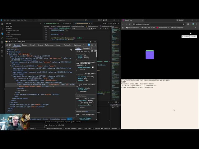 312 -ThreeJS and Angular Space And Time Application: (SORRY NO SOUND) Refactor Component.