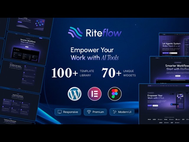 RiteFlow Theme Documentation  Install, Demo Import & Setup