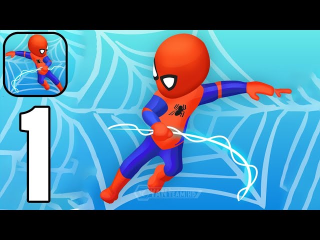 Web Master: Stickman Superhero - Gameplay Walkthrough Part 1 Heroic Stickman (Android,iOS)