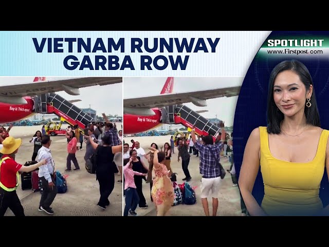 Vietnam: Turistas indios bailan garba en la pista de aterrizaje y desatan un intenso debate | Spo...