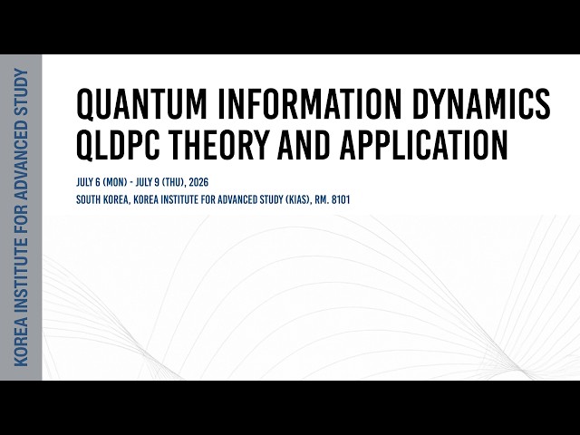 [QID2026] 7.7. Harry Zhou - Towards ultra-high-rate quantum error correction with atom arrays