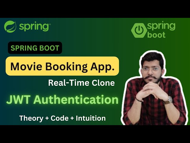 Movie Booking Application Clone Full Project | Lec.34 |Spring Framework Bootcamp