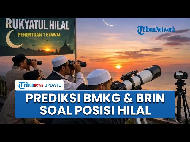 BMKG and BRIN Prediction on the Position of the Crescent Moon on March 19, 2026, Ahead of the Isb...