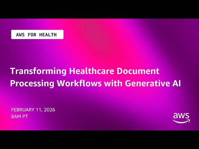 Transforming Healthcare Document Processing Workflows with Generative AI