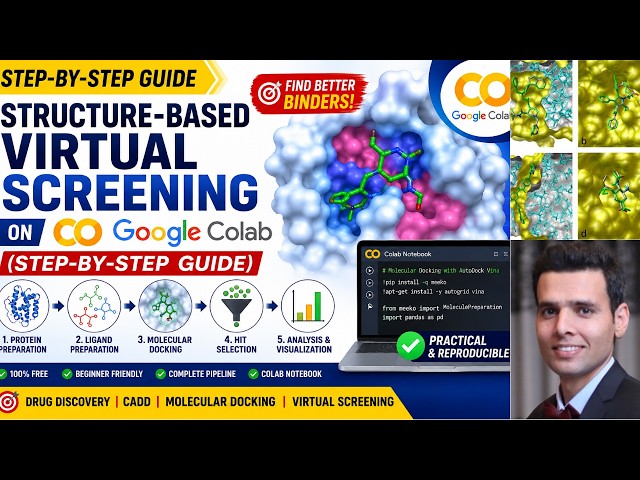 Structure-Based Virtual Screening on Google Colab (Step-by-Step Guide)