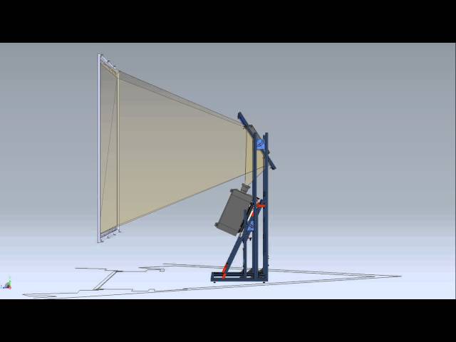SMALL SPACE REAR PROJECTION SETUP - Projector Mirror Mount with Screen
