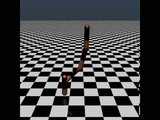 DDPG OpenAI Gym Hopper (after 2k steps)