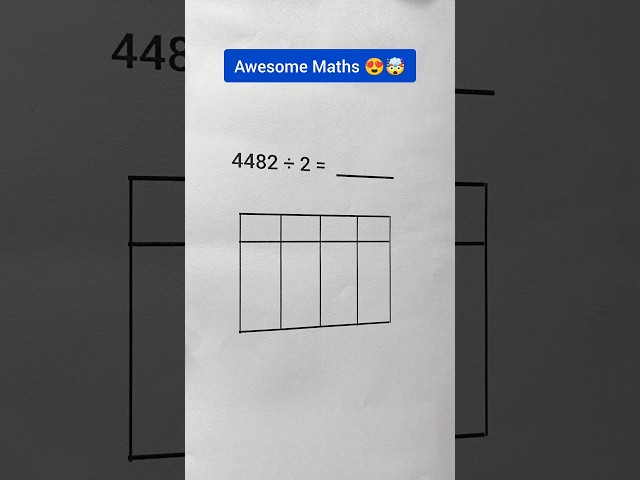 Amazing Trick For Division😍 #mathematics #maths #ytshorts #mathsolutions #trendingshorts #education