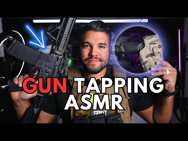 ASMR | Tactical Tapping Scratching and Cozy Gun Tapping Tactical ASMR