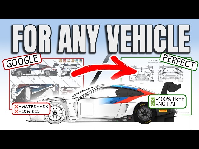 I Built a Free Car Blueprint Creator for Any 3D Model
