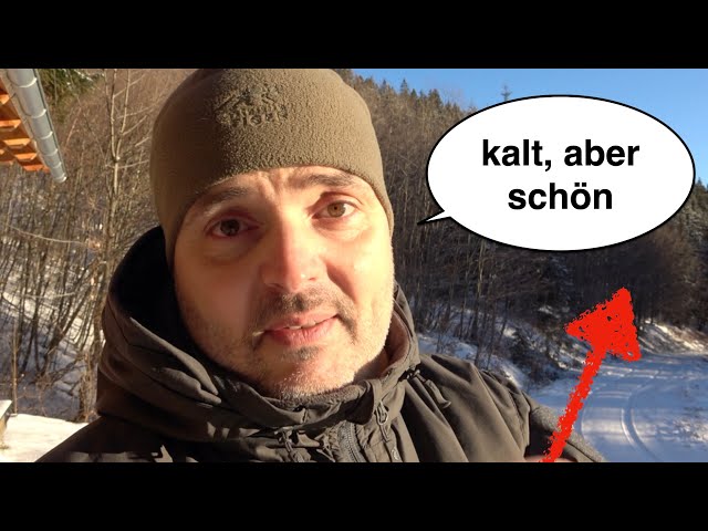 Waldurlaub.at and winter bushcraft camping - is it possible?