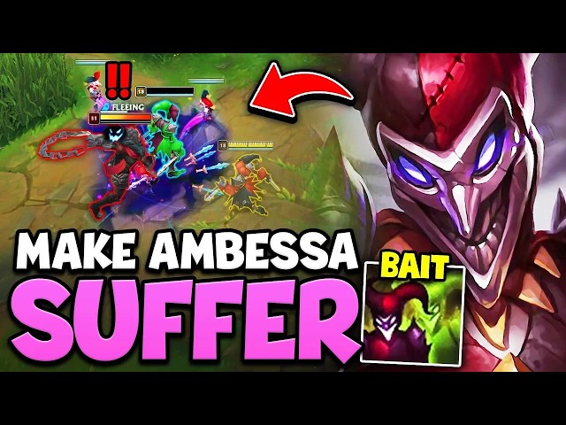 I GAVE THIS AMBESSA PTSD WITH THIS AP SHACO PERFORMANCE! (NEW RANKED 5s QUEUE)