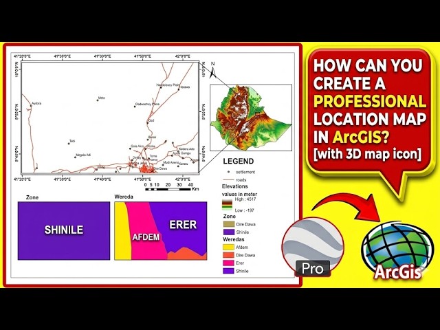 How to Create a Study Area Location Map Using Google Earth Pro & ArcGIS | Full GIS Tutorial (2026)