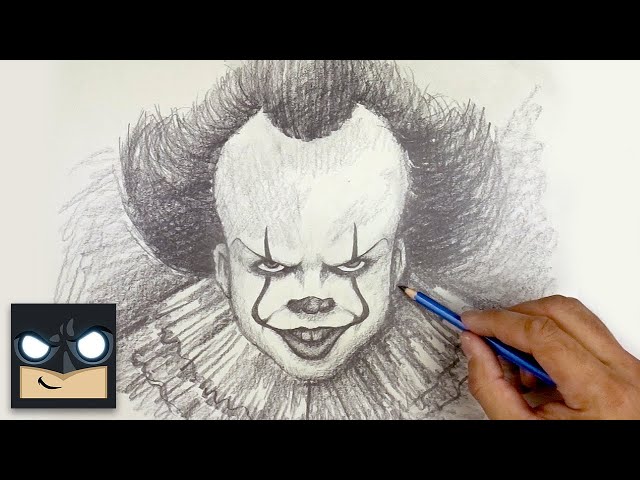 How To Draw Pennywise | Beginner Sketch Tutorial (Step-by-Step)