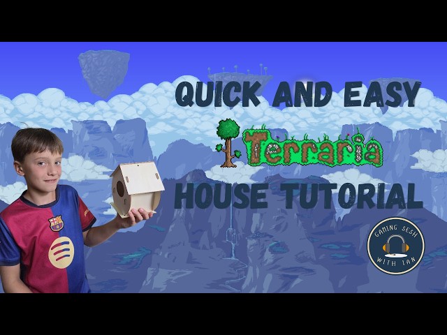 Terraria: How to Build a House for Beginners! 🏠 | Gaming Sesh with Ian