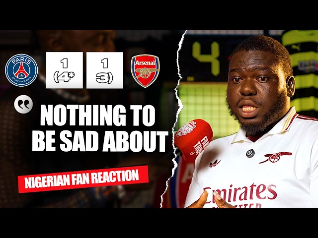 PSG 1-1 ARSENAL - PEN (4*-3) - ( Tobi - NIGERIAN FAN REACTION) UCL FINAL 25/26