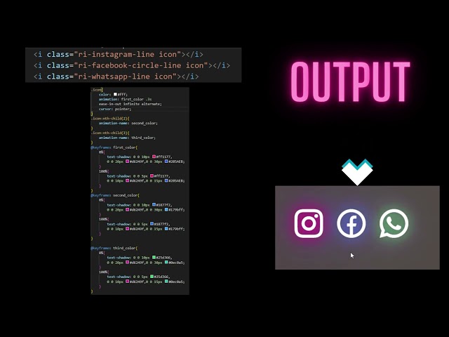hover icons using html css | Coding hub | #html #css #javascript #shorts