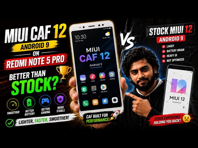 MIUI CAF 12 vs Stock MIUI 12! Which One is Better? 🔥
