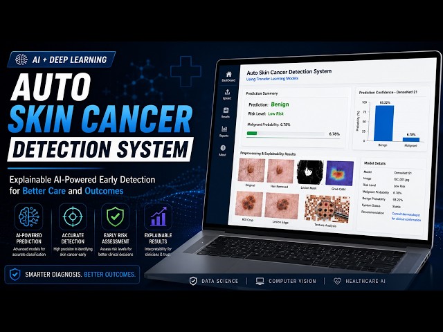 Auto Skin Cancer Detection System Using AI & Deep Learning | Explainable AI Project