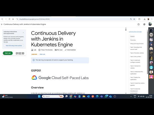 Continuous Delivery with Jenkins in Kubernetes Engine || Lab Solution || Arcade 2025