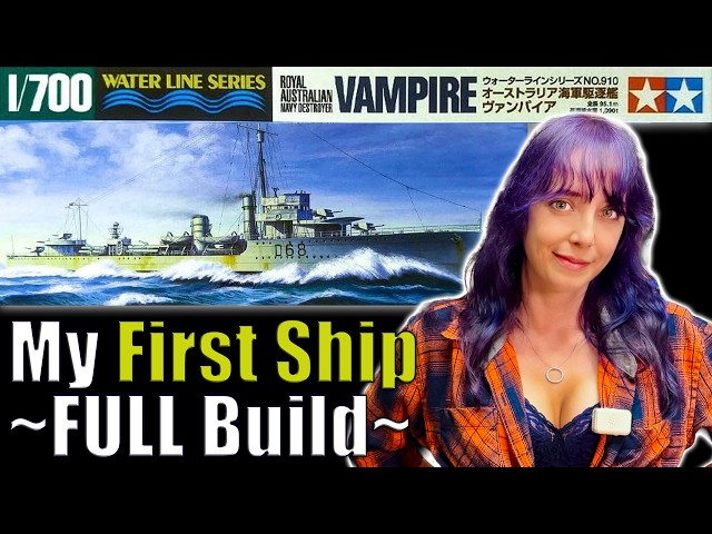 My FIRST Ship Model Kit Build | The Australian Navy Vampire by Tamiya