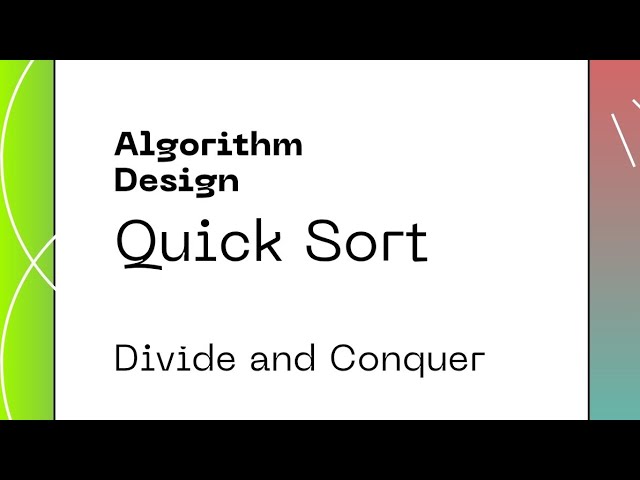 Quick Sort Example