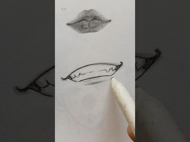Quick sketch of anime mouth