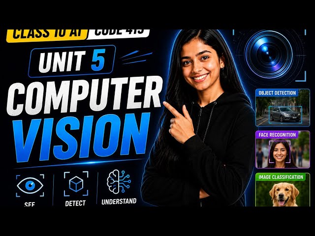 Computer Vision | Class 10 AI 417 | UNIT 5 | Complete One Shot | 2026-27