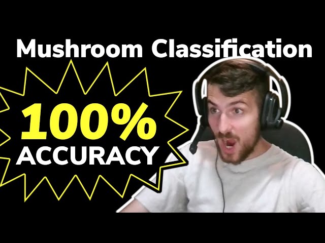 100% Accuracy Mushroom Classification - Data Every Day #013