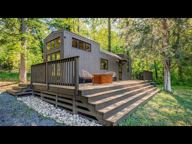No Rent. No Mortgage. No Loft. Her Scandinavian Tiny Home on Land