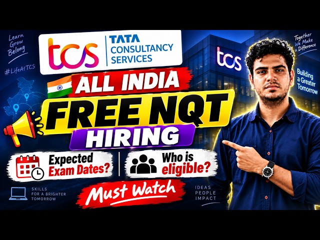 TCS NQT 2027 Expected Exam Dates | TCS NQT Off-Campus Exam Dates? | Free TCS NQT Exam Dates | TCS