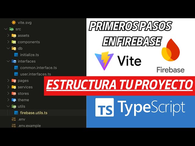 ESTRUCTURA + Primeros Pasos en FIREBASE con VITE, REACT y TYPESCRIPT - Tutorial 2025