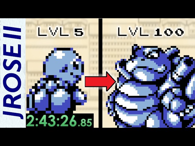 How Fast can you get to *Level 100* In Pokemon Red/Blue?