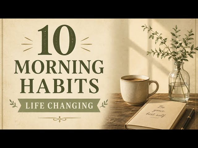 10 Morning Habits That Can Change Your Life Forever🌅💎|Habits|Life Lesson|Self Improvement|Motivtion|