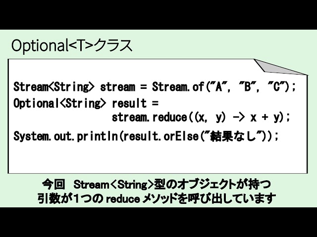No.70　Optionalクラス