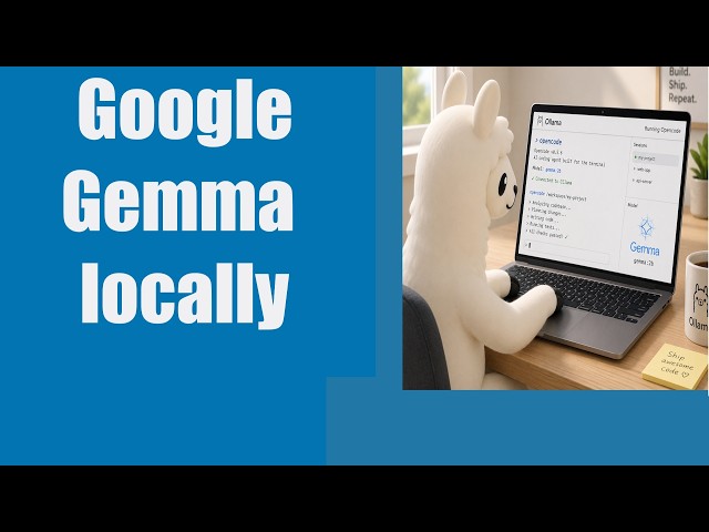 Best FREE Local AI Coding with Gemma OpenCode